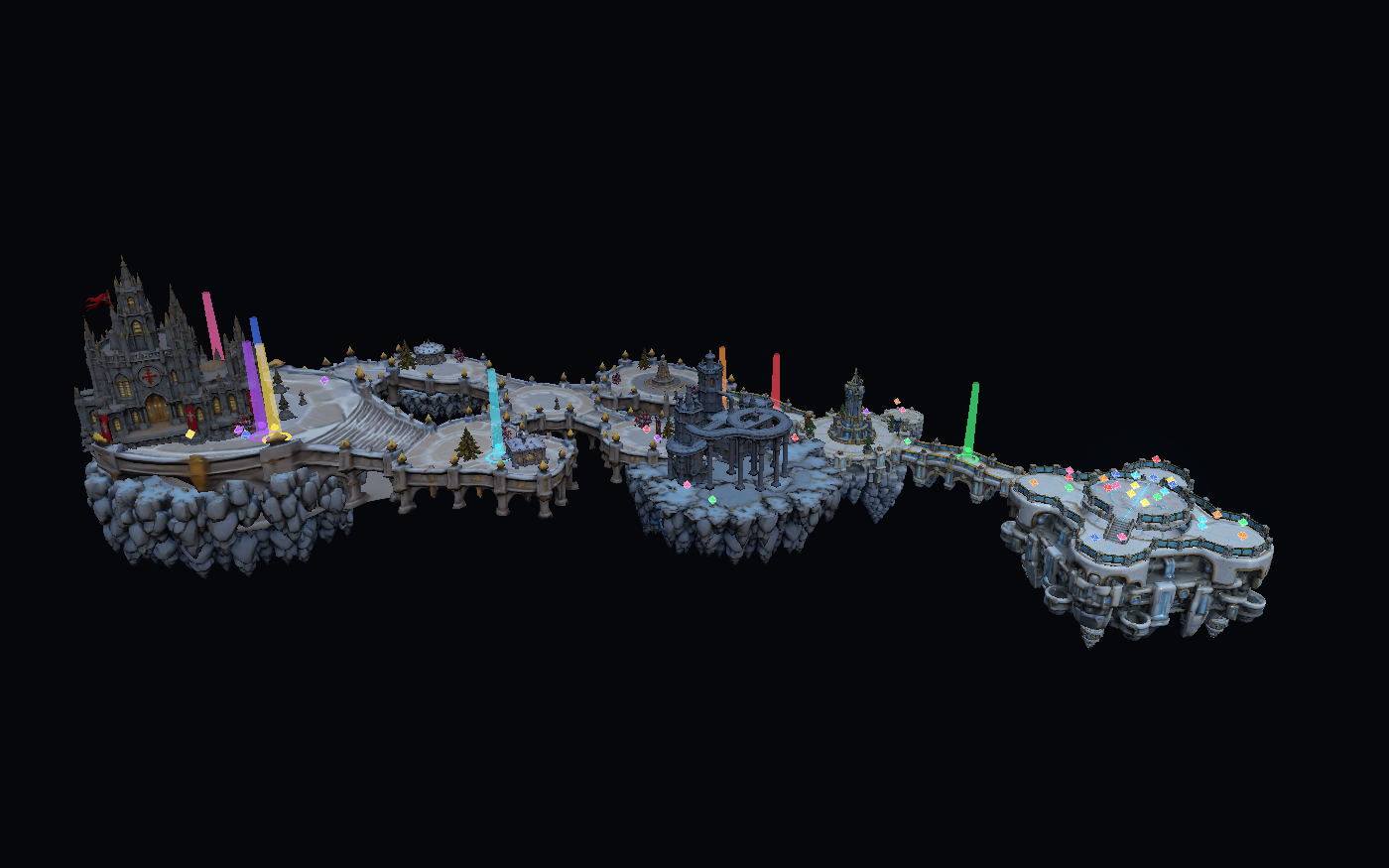 the island