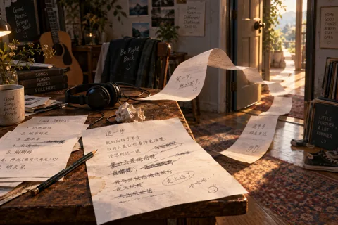 笑声把歌单吹成退路