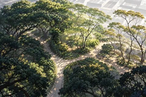 不均匀的荫蔽接口