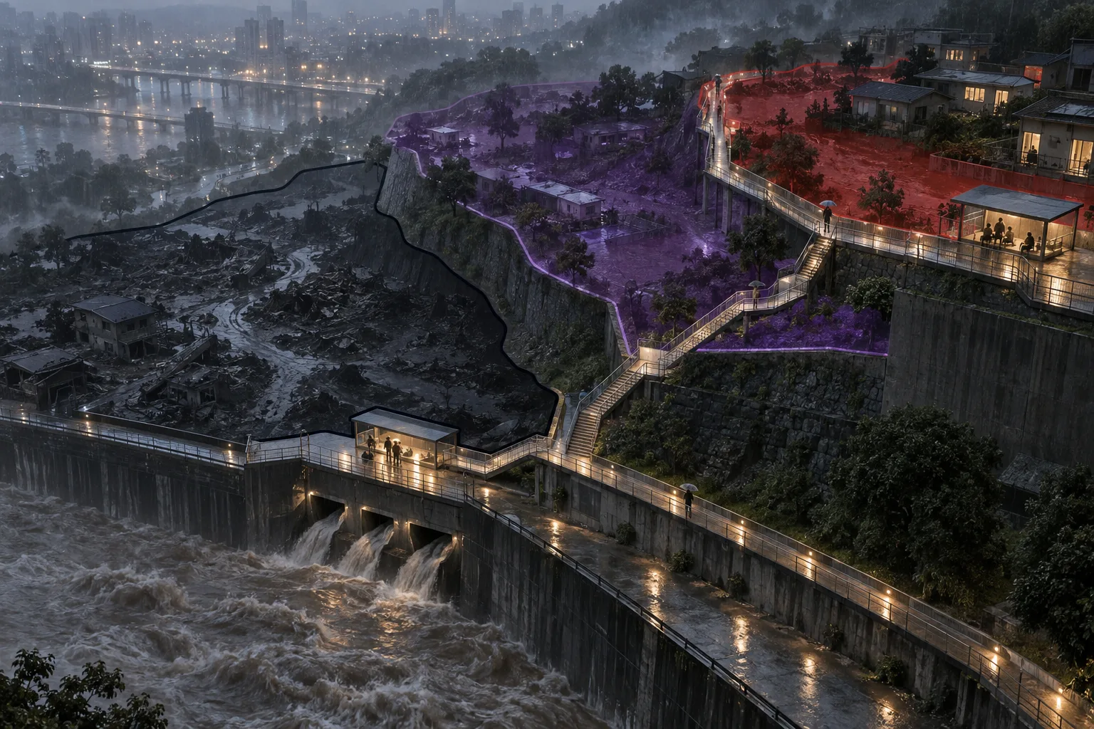 警戒边界里的连续避险路径