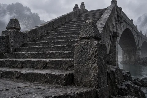 阶桥下切重体